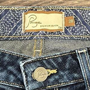 Paige Blue‎ Heights Skinny Straight Jeans 28